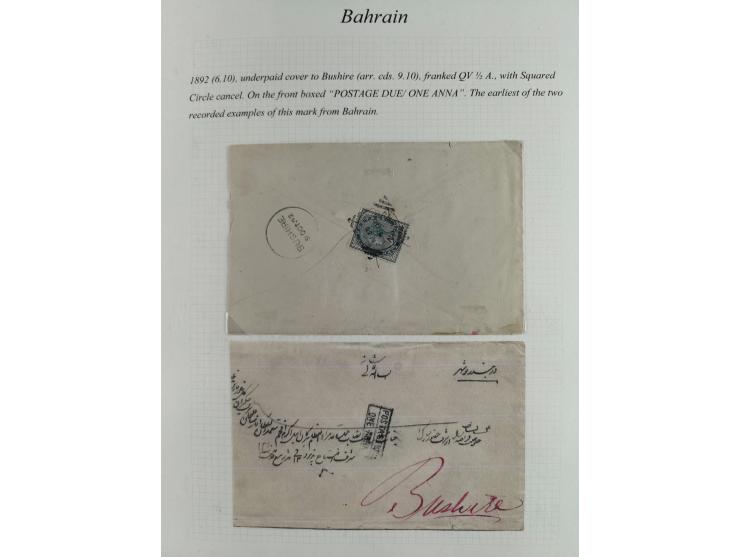 1892/1979, extensive postal history collection with approximately 200 covers, cards and postal stationery, plus some single s