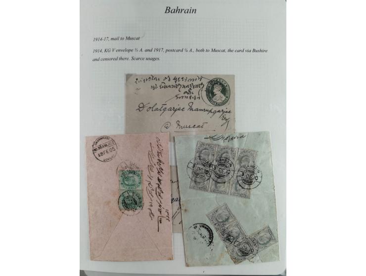 1892/1979, extensive postal history collection with approximately 200 covers, cards and postal stationery, plus some single s