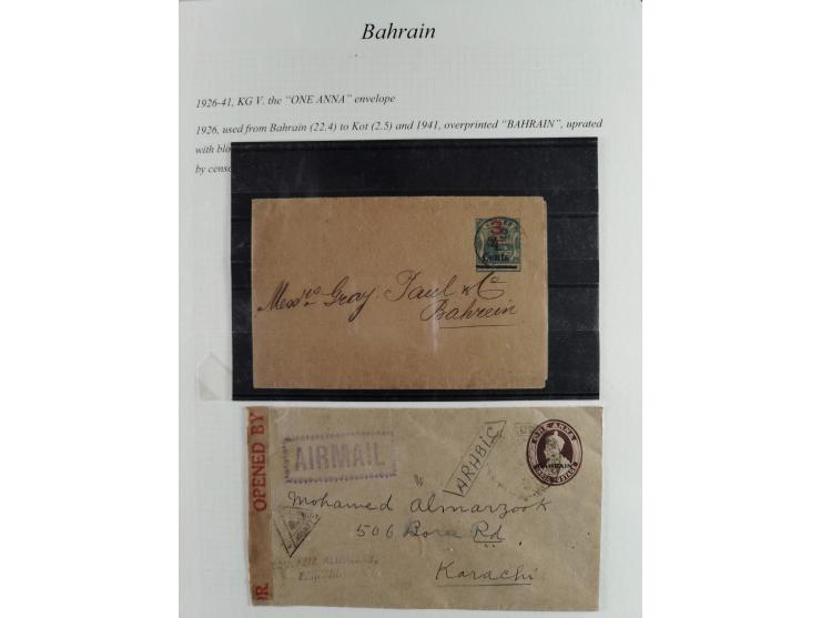 1892/1979, extensive postal history collection with approximately 200 covers, cards and postal stationery, plus some single s