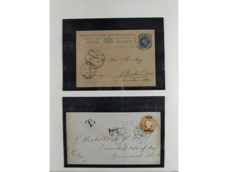 1892/1979, extensive postal history collection with approximately 200 covers, cards and postal stationery, plus some single s