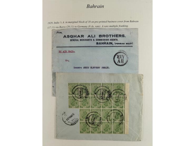 1892/1979, extensive postal history collection with approximately 200 covers, cards and postal stationery, plus some single s