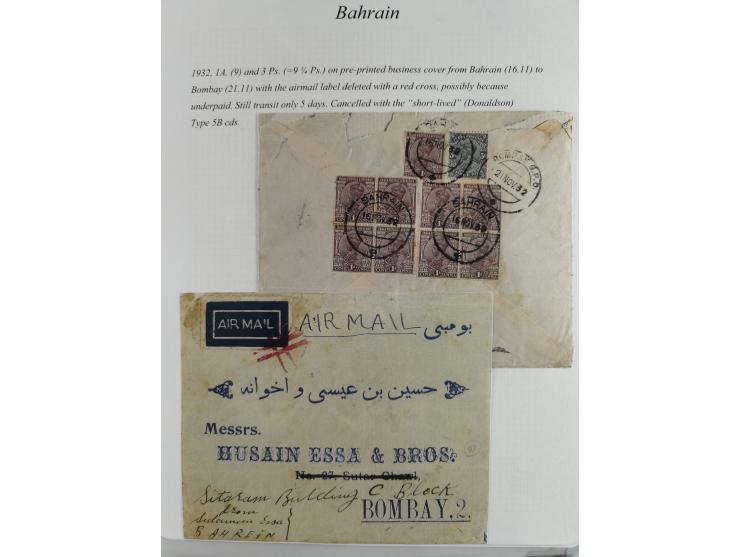 1892/1979, extensive postal history collection with approximately 200 covers, cards and postal stationery, plus some single s