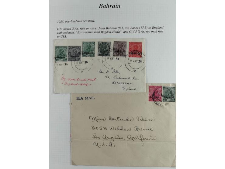 1892/1979, extensive postal history collection with approximately 200 covers, cards and postal stationery, plus some single s
