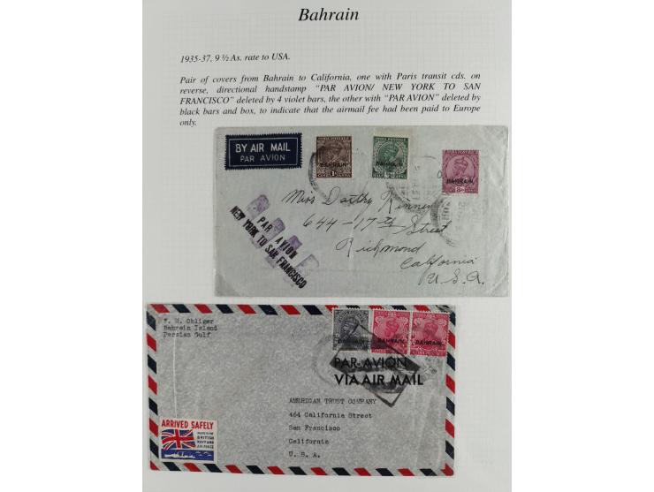 1892/1979, extensive postal history collection with approximately 200 covers, cards and postal stationery, plus some single s