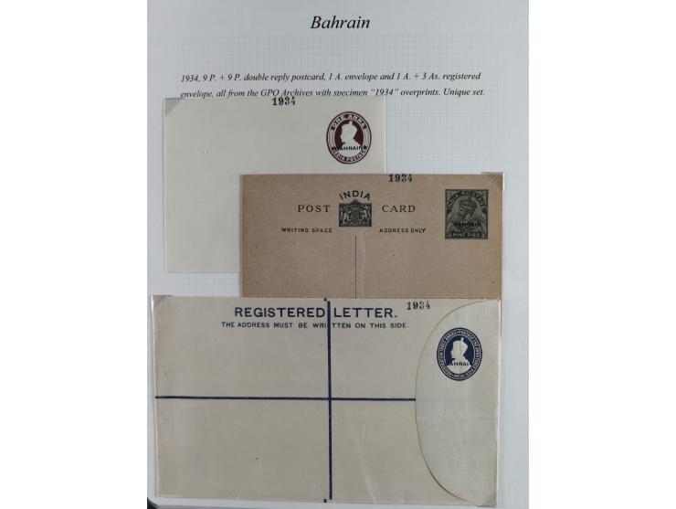 1892/1979, extensive postal history collection with approximately 200 covers, cards and postal stationery, plus some single s