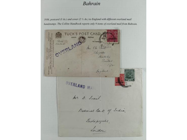 1892/1979, extensive postal history collection with approximately 200 covers, cards and postal stationery, plus some single s