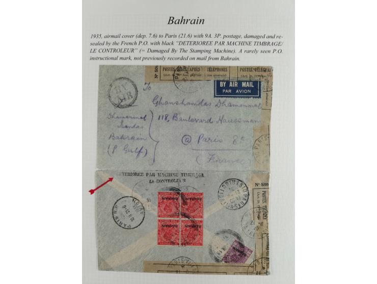 1892/1979, extensive postal history collection with approximately 200 covers, cards and postal stationery, plus some single s