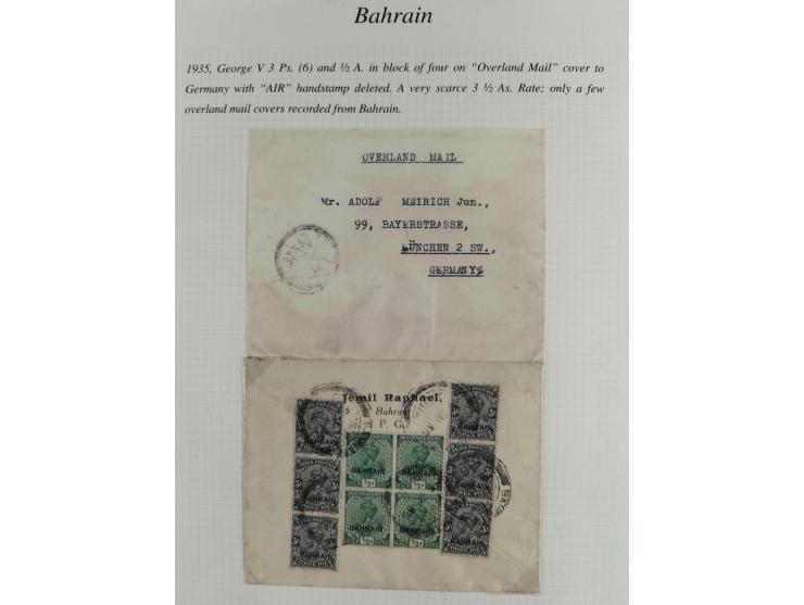 1892/1979, extensive postal history collection with approximately 200 covers, cards and postal stationery, plus some single s