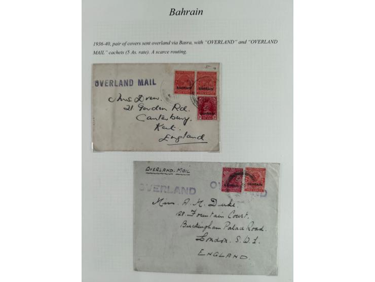 1892/1979, extensive postal history collection with approximately 200 covers, cards and postal stationery, plus some single s