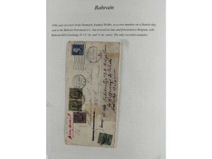 1892/1979, extensive postal history collection with approximately 200 covers, cards and postal stationery, plus some single s