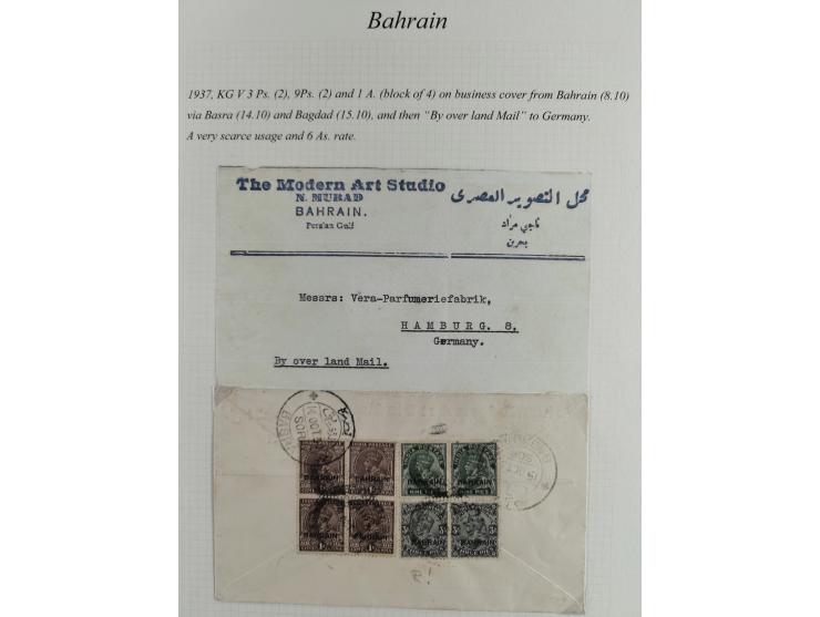 1892/1979, extensive postal history collection with approximately 200 covers, cards and postal stationery, plus some single s