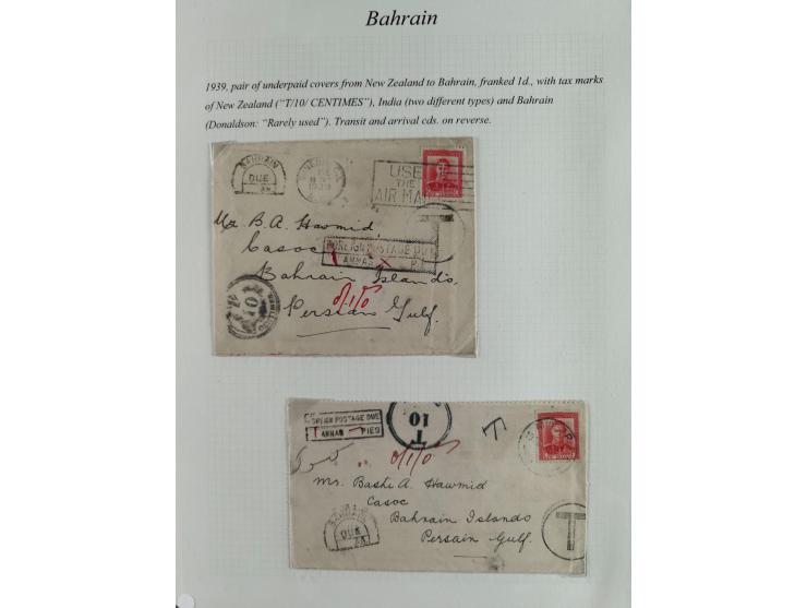 1892/1979, extensive postal history collection with approximately 200 covers, cards and postal stationery, plus some single s