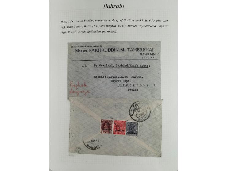 1892/1979, extensive postal history collection with approximately 200 covers, cards and postal stationery, plus some single s