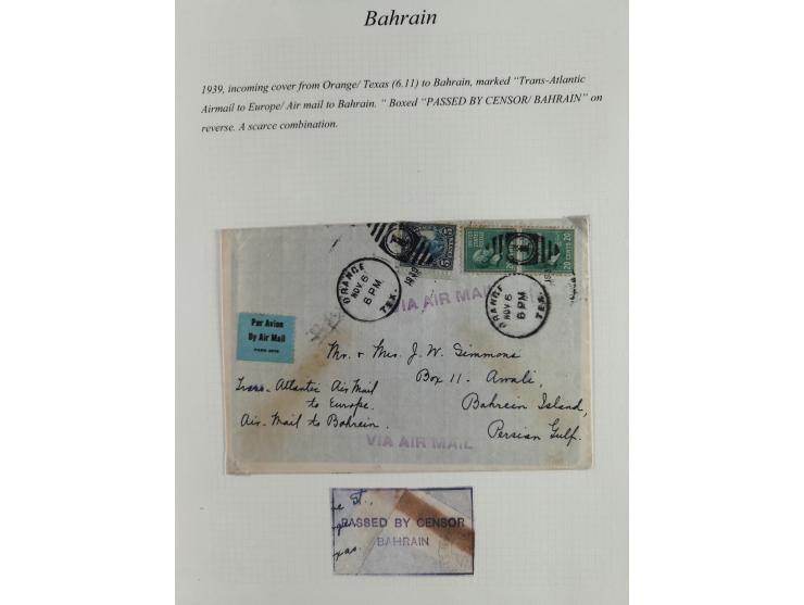 1892/1979, extensive postal history collection with approximately 200 covers, cards and postal stationery, plus some single s