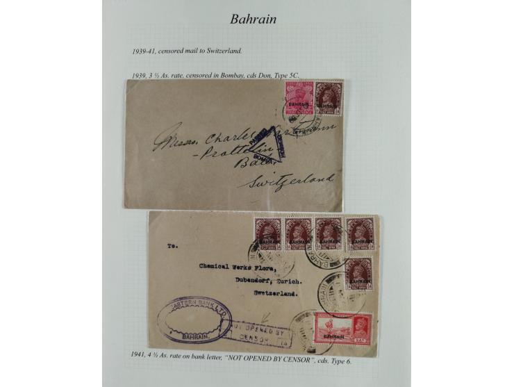 1892/1979, extensive postal history collection with approximately 200 covers, cards and postal stationery, plus some single s