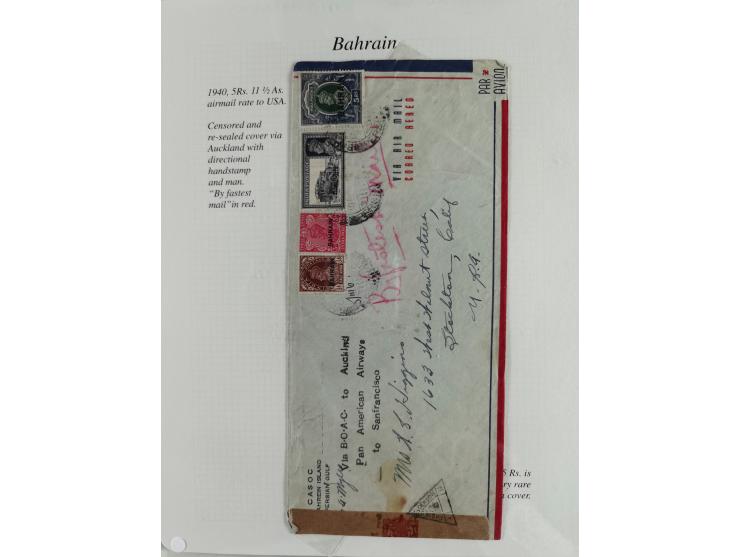 1892/1979, extensive postal history collection with approximately 200 covers, cards and postal stationery, plus some single s