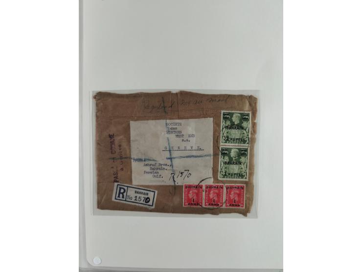 1892/1979, extensive postal history collection with approximately 200 covers, cards and postal stationery, plus some single s