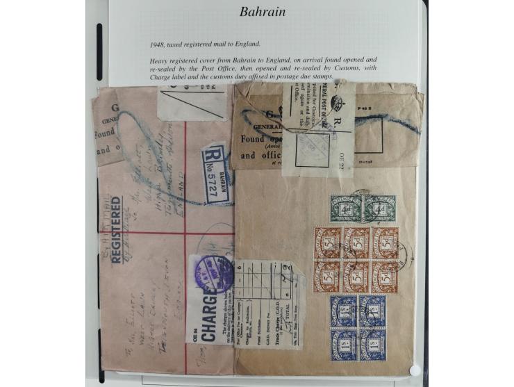 1892/1979, extensive postal history collection with approximately 200 covers, cards and postal stationery, plus some single s