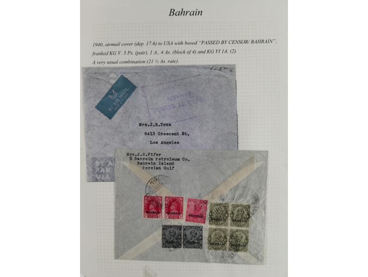 1892/1979, extensive postal history collection with approximately 200 covers, cards and postal stationery, plus some single s