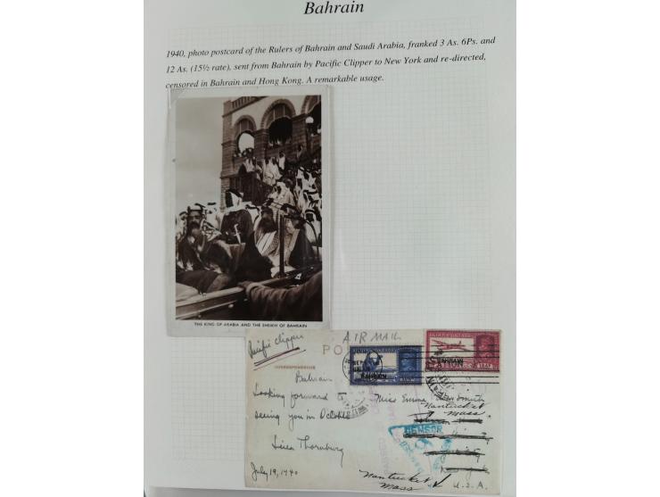 1892/1979, extensive postal history collection with approximately 200 covers, cards and postal stationery, plus some single s