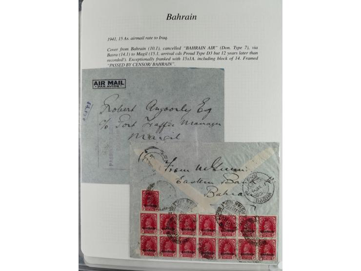 1892/1979, extensive postal history collection with approximately 200 covers, cards and postal stationery, plus some single s