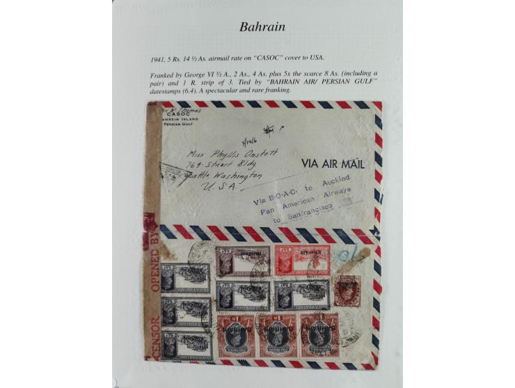 1892/1979, extensive postal history collection with approximately 200 covers, cards and postal stationery, plus some single s