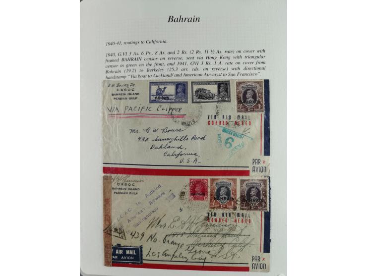 1892/1979, extensive postal history collection with approximately 200 covers, cards and postal stationery, plus some single s