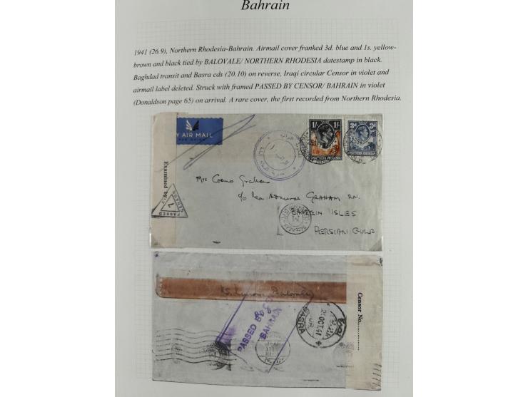 1892/1979, extensive postal history collection with approximately 200 covers, cards and postal stationery, plus some single s