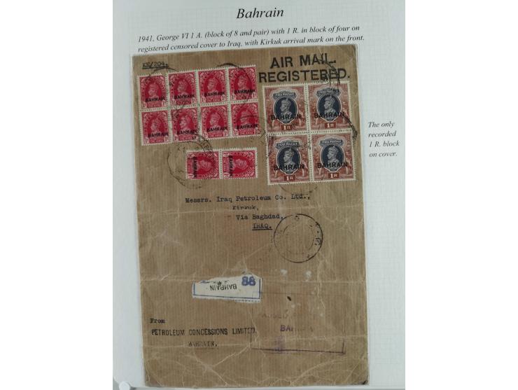 1892/1979, extensive postal history collection with approximately 200 covers, cards and postal stationery, plus some single s