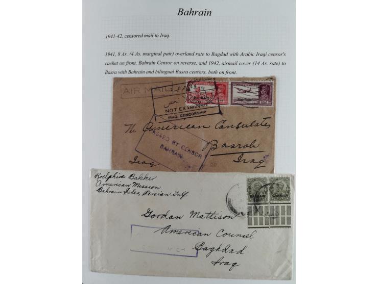 1892/1979, extensive postal history collection with approximately 200 covers, cards and postal stationery, plus some single s