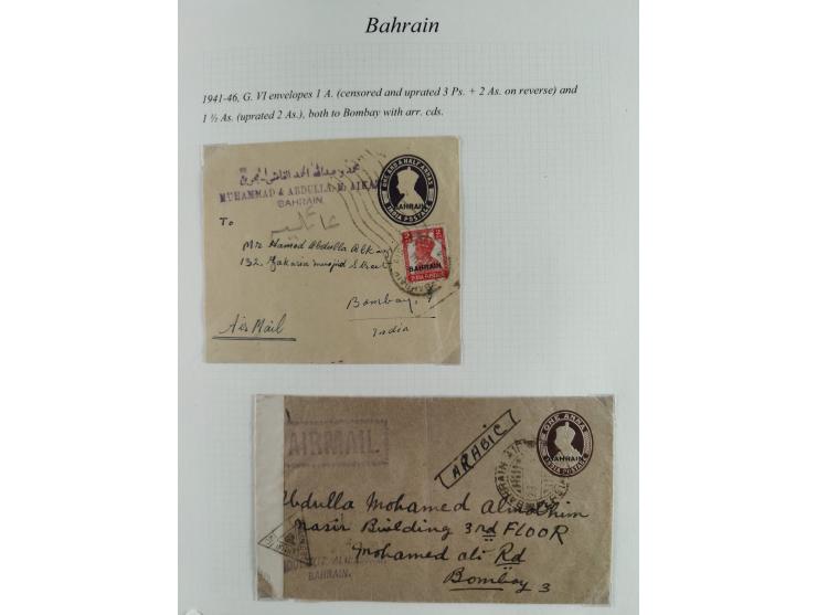 1892/1979, extensive postal history collection with approximately 200 covers, cards and postal stationery, plus some single s