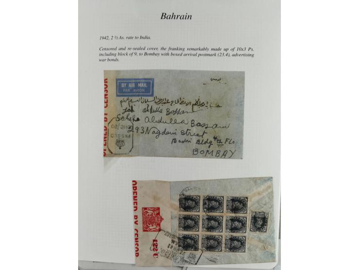1892/1979, extensive postal history collection with approximately 200 covers, cards and postal stationery, plus some single s