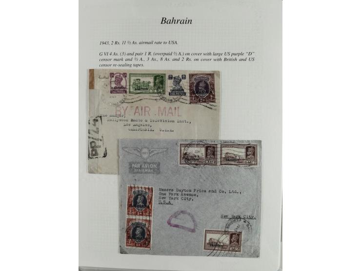 1892/1979, extensive postal history collection with approximately 200 covers, cards and postal stationery, plus some single s