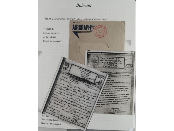 1892/1979, extensive postal history collection with approximately 200 covers, cards and postal stationery, plus some single s