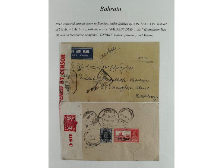 1892/1979, extensive postal history collection with approximately 200 covers, cards and postal stationery, plus some single s