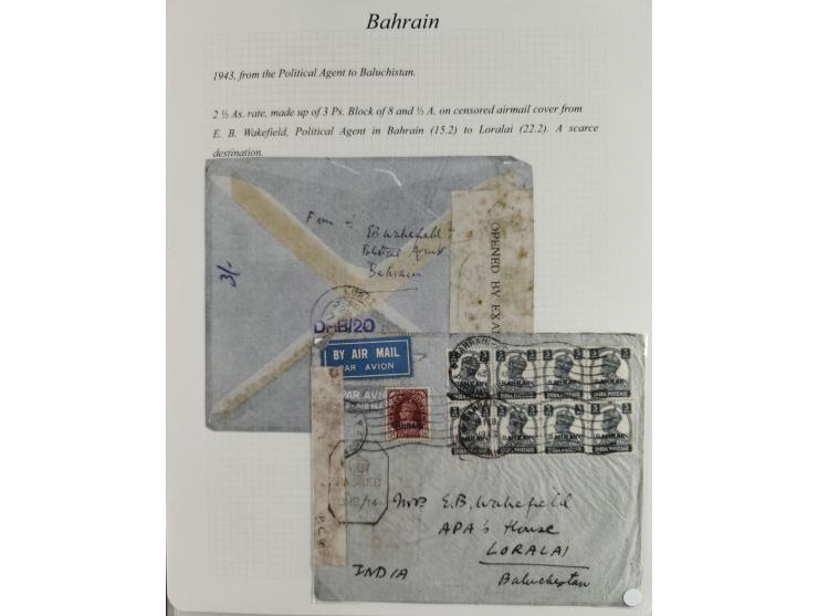 1892/1979, extensive postal history collection with approximately 200 covers, cards and postal stationery, plus some single s