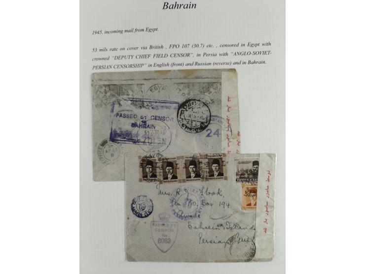 1892/1979, extensive postal history collection with approximately 200 covers, cards and postal stationery, plus some single s