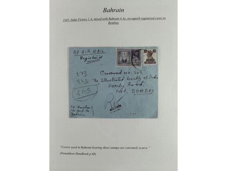 1892/1979, extensive postal history collection with approximately 200 covers, cards and postal stationery, plus some single s