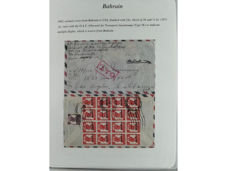 1892/1979, extensive postal history collection with approximately 200 covers, cards and postal stationery, plus some single s