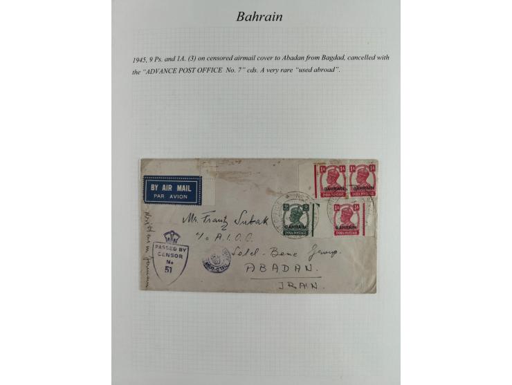 1892/1979, extensive postal history collection with approximately 200 covers, cards and postal stationery, plus some single s