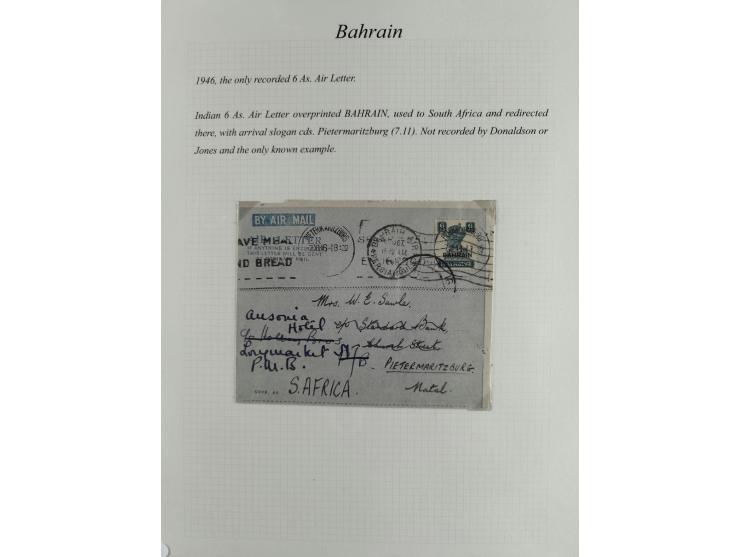 1892/1979, extensive postal history collection with approximately 200 covers, cards and postal stationery, plus some single s