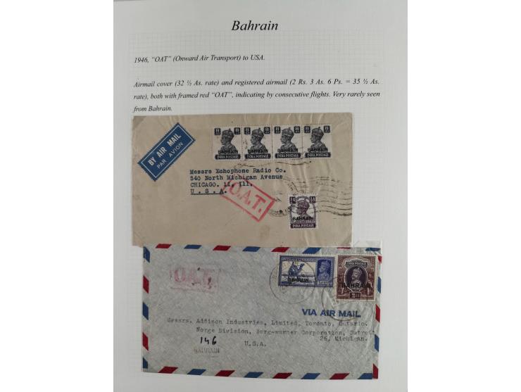 1892/1979, extensive postal history collection with approximately 200 covers, cards and postal stationery, plus some single s