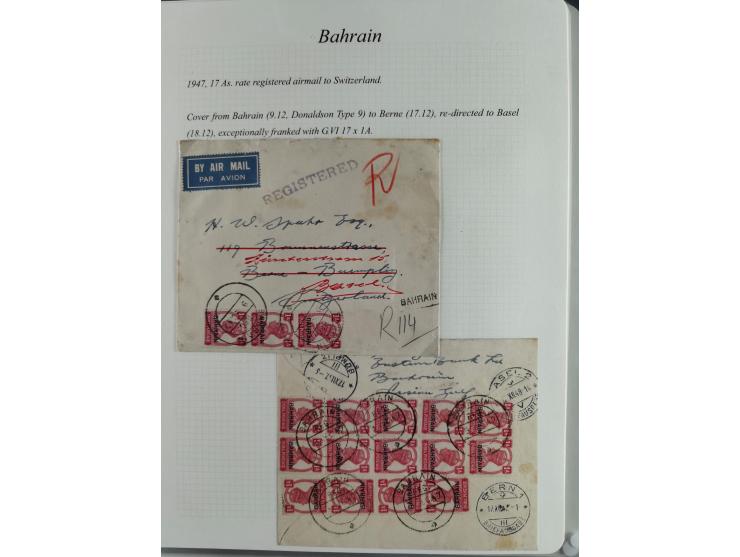 1892/1979, extensive postal history collection with approximately 200 covers, cards and postal stationery, plus some single s