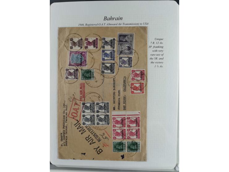 1892/1979, extensive postal history collection with approximately 200 covers, cards and postal stationery, plus some single s