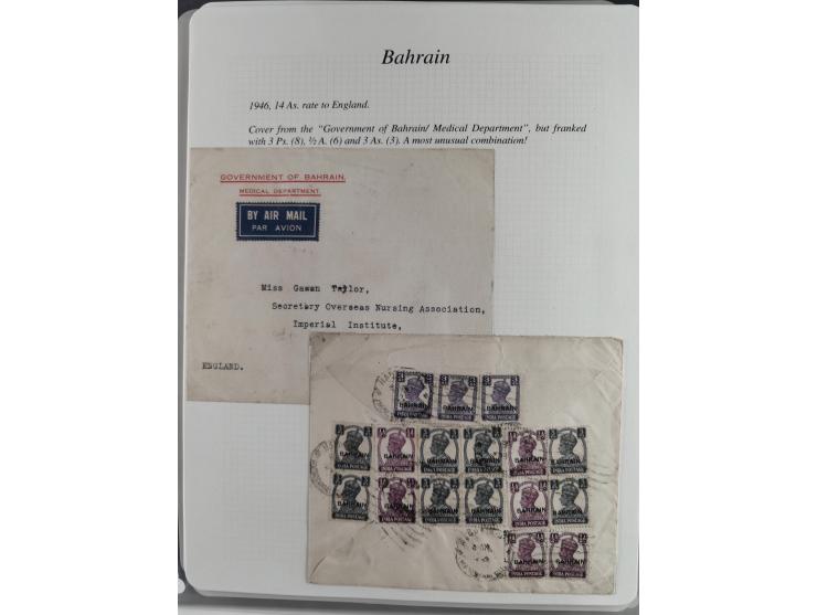 1892/1979, extensive postal history collection with approximately 200 covers, cards and postal stationery, plus some single s