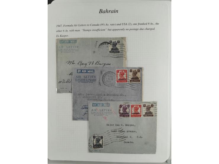 1892/1979, extensive postal history collection with approximately 200 covers, cards and postal stationery, plus some single s