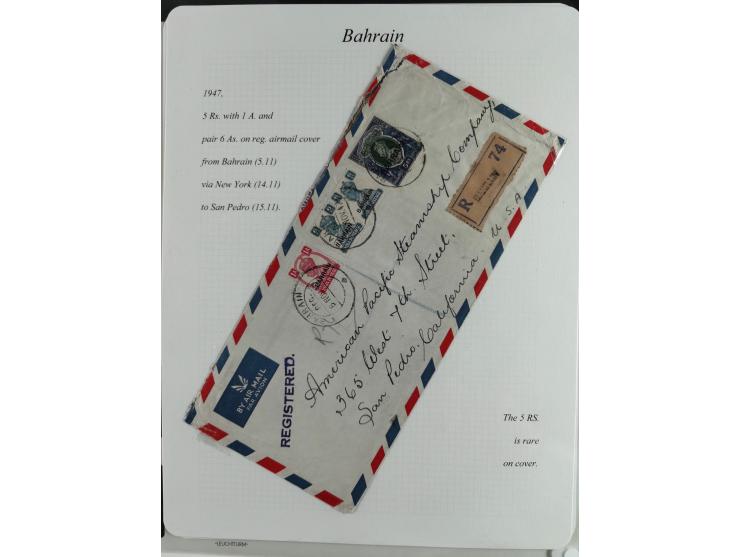 1892/1979, extensive postal history collection with approximately 200 covers, cards and postal stationery, plus some single s