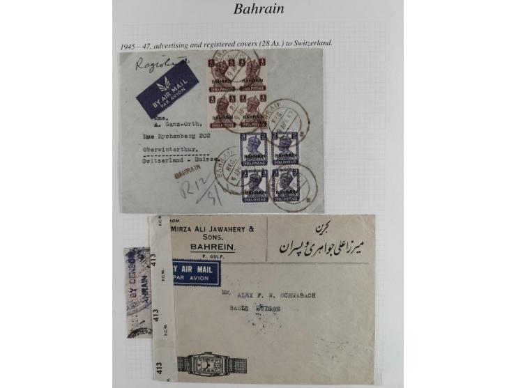 1892/1979, extensive postal history collection with approximately 200 covers, cards and postal stationery, plus some single s