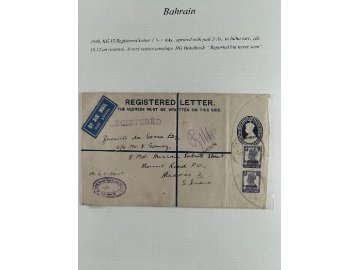 1892/1979, extensive postal history collection with approximately 200 covers, cards and postal stationery, plus some single s