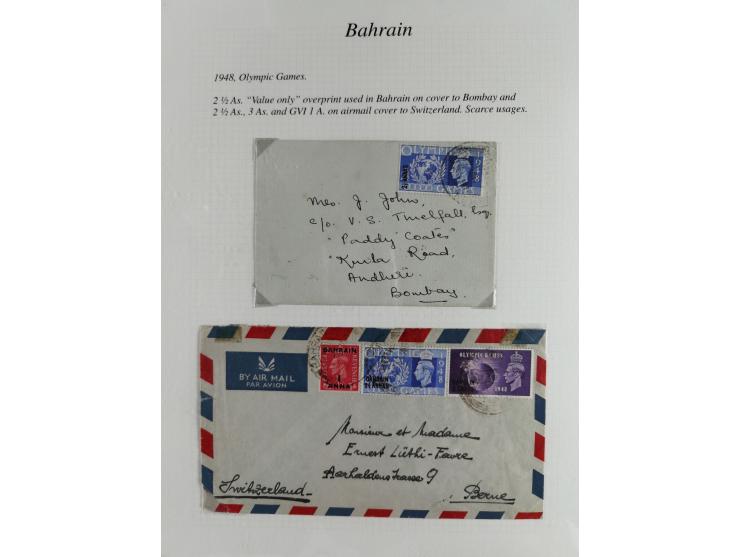 1892/1979, extensive postal history collection with approximately 200 covers, cards and postal stationery, plus some single s